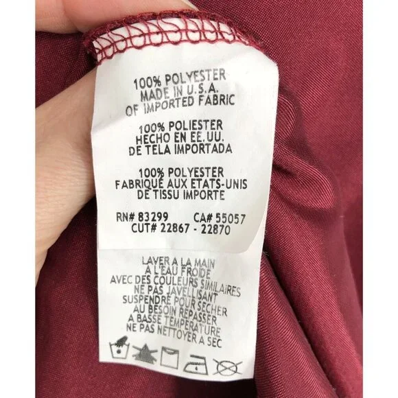 Bebe Satin Slip Dress Size S Burgundy Cowl Neck Midi Y2k Dance Prom Evening Date - Picture 4 of 11